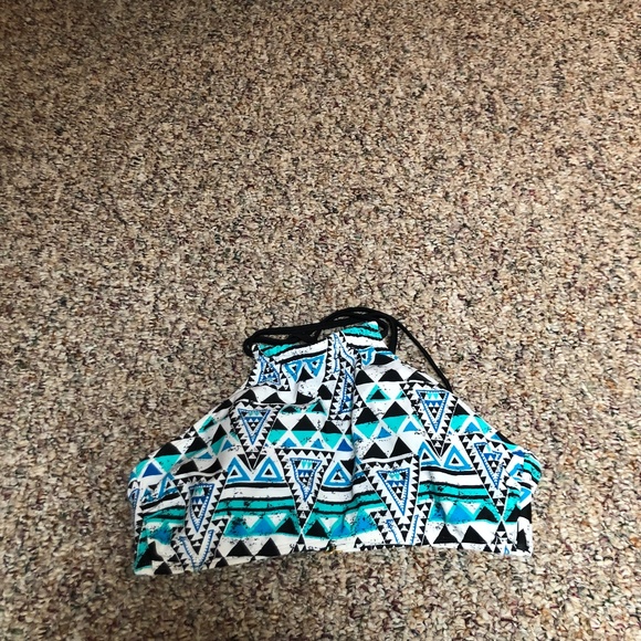 Other - !SALE! High-Neck Tribal Print Swimsuit